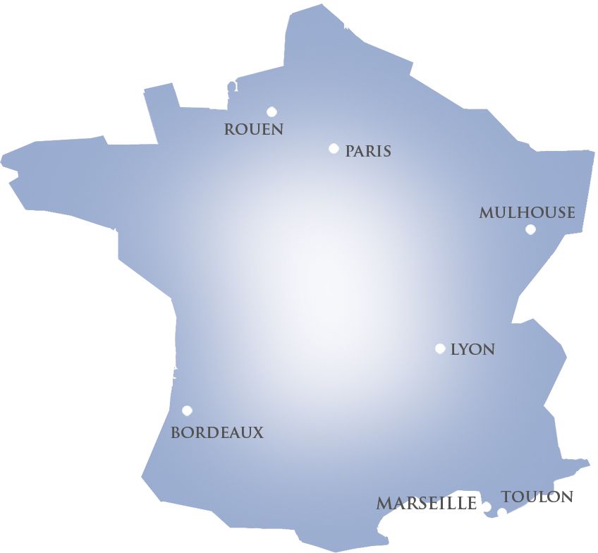 Implantation des agences